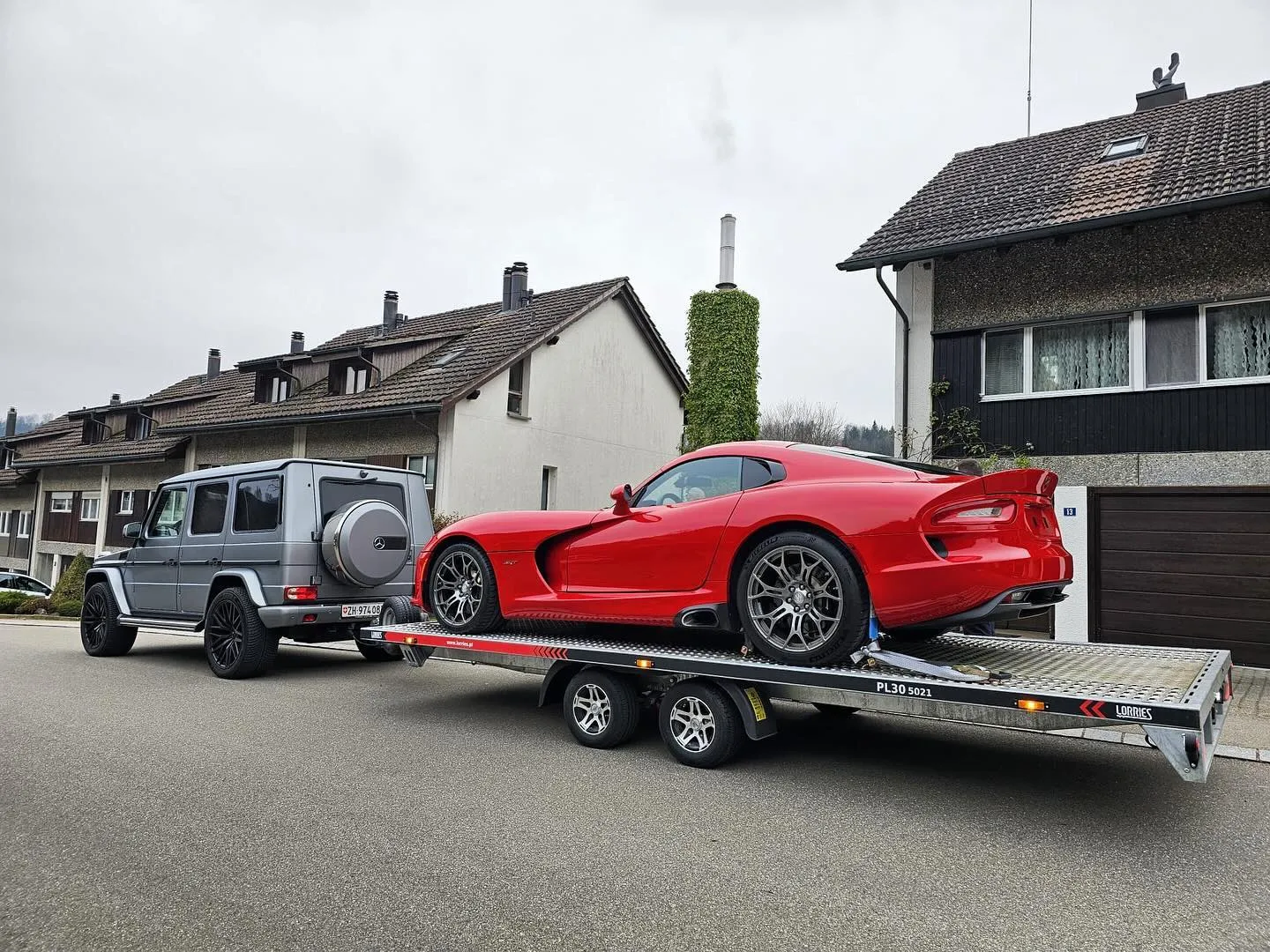 Fahrzeugtransport per Anhänger